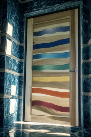 00 Puerta ondas Horizontales baño